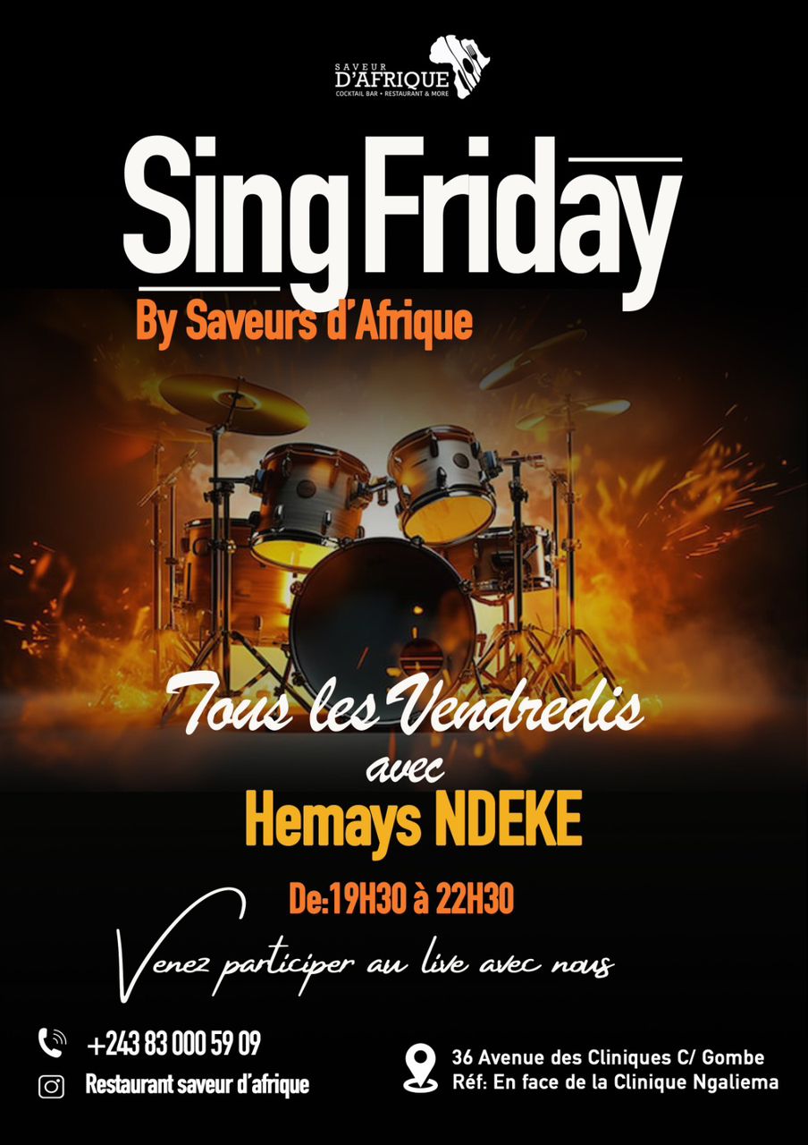 Affiche Sing Friday — concert live chaque vendredi